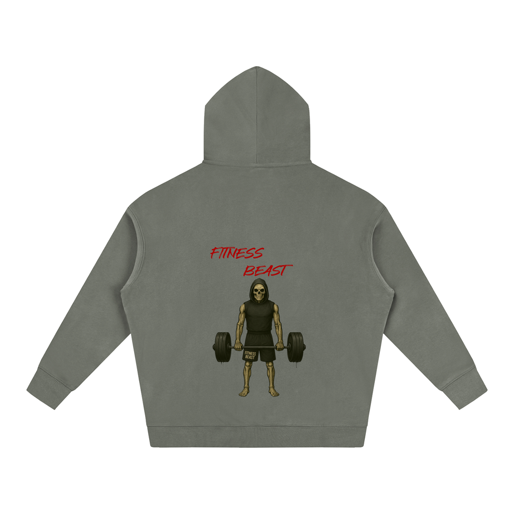 Oversize Reaper Lifting Fleeced Hoodie