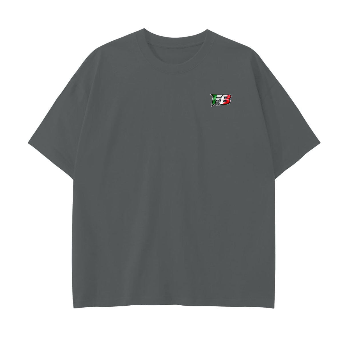 Drop Shoulder Jaguar Skull Cotton T-Shirt