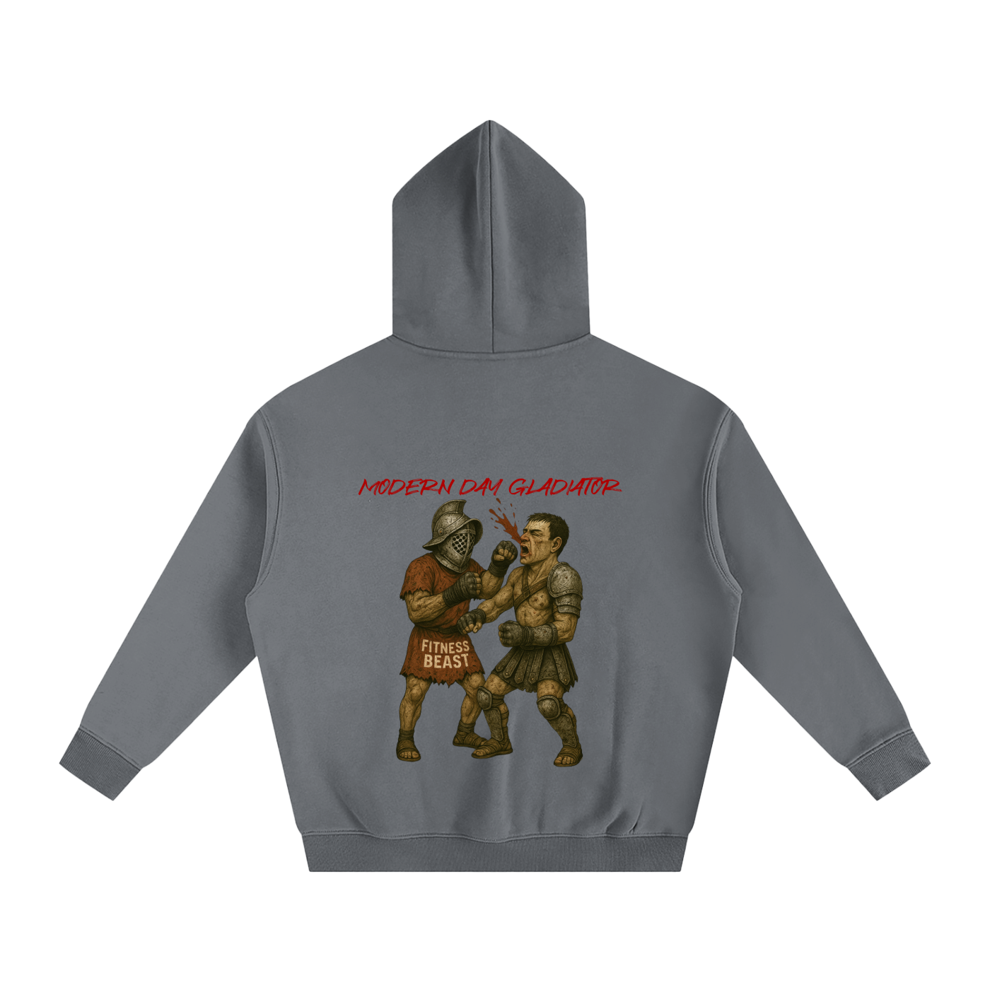 Oversize Gladiator Fleeced Hoodie