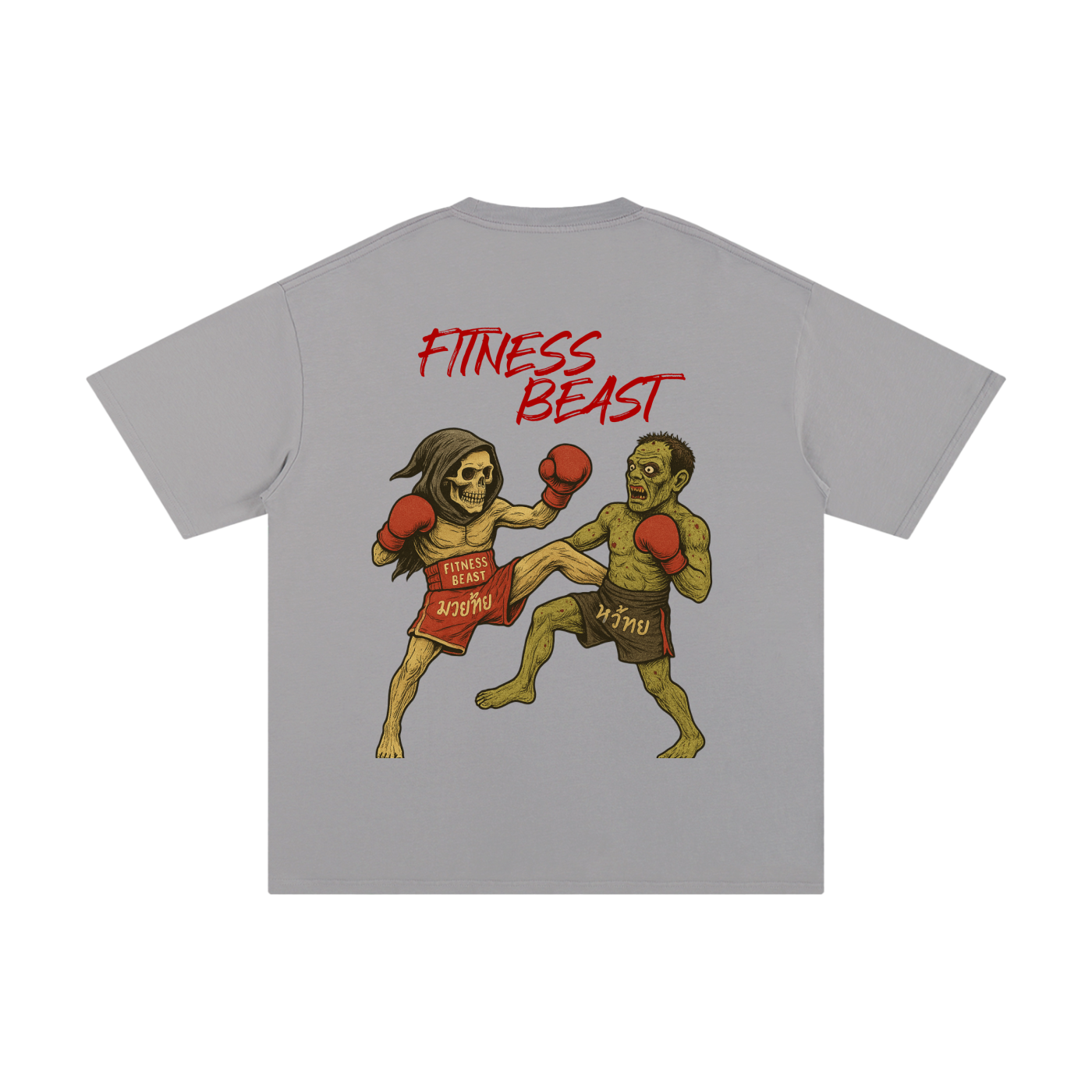 Unisex Pure Cotton Reaper  Muay Thai T-Shirt