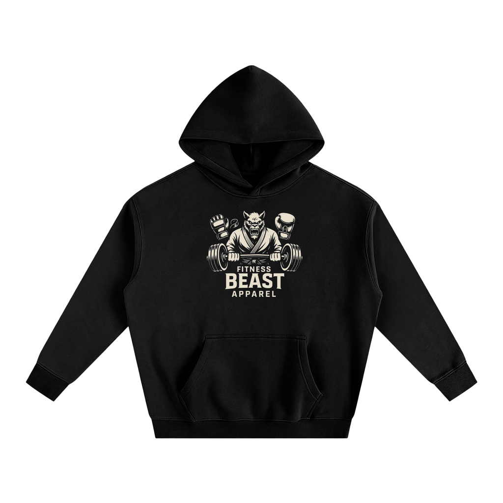 Oversize Finess Beast Fleeced Hoodie
