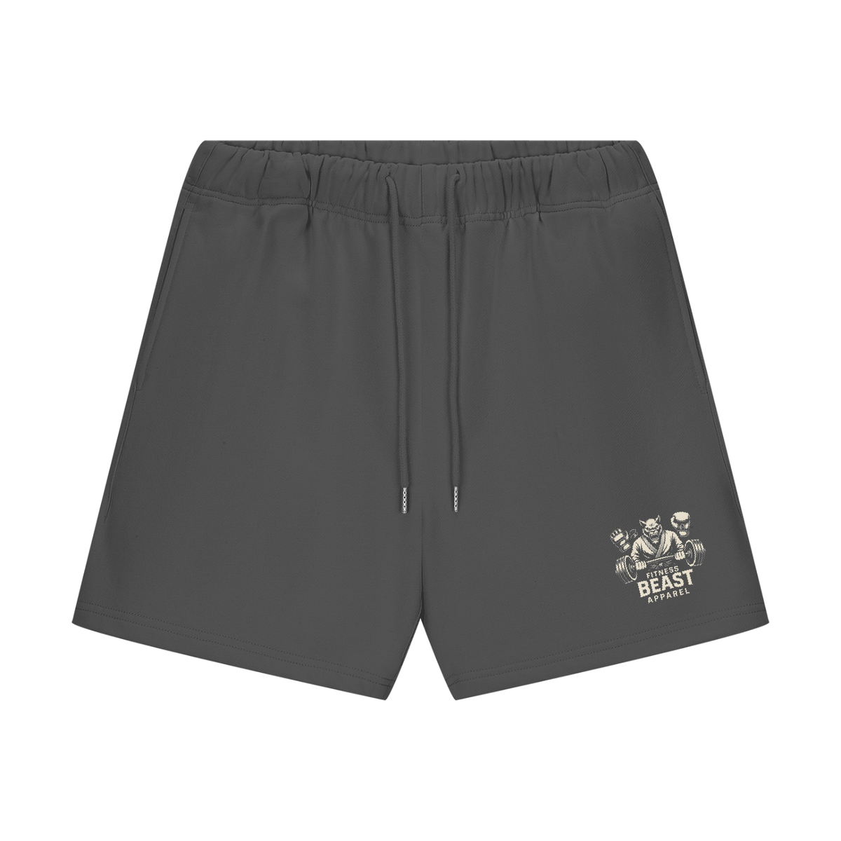 Unisex Heavyweight Fitness Beast Fleece Loose Fit Shorts
