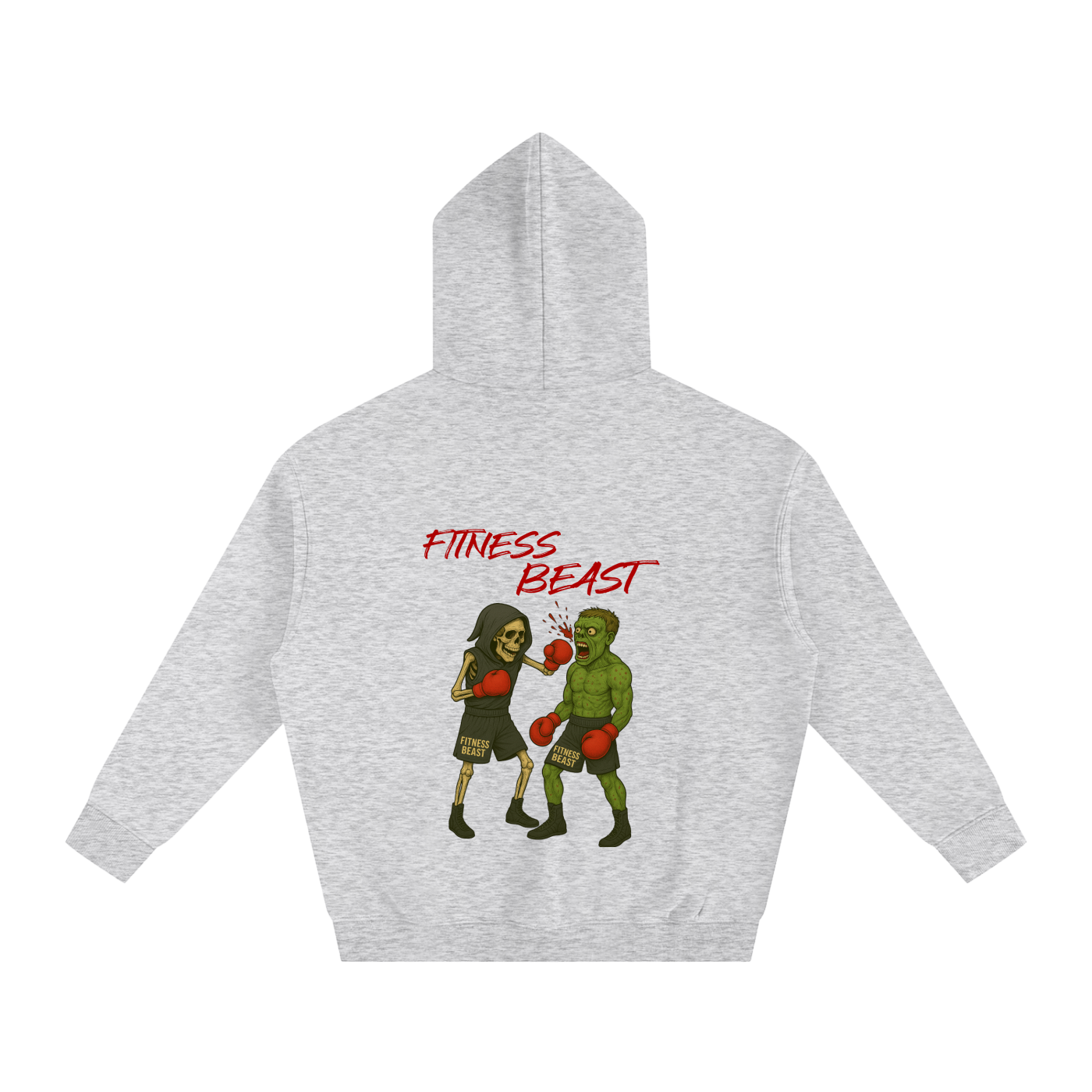 Oversize Boxing Fleeced Hoodie