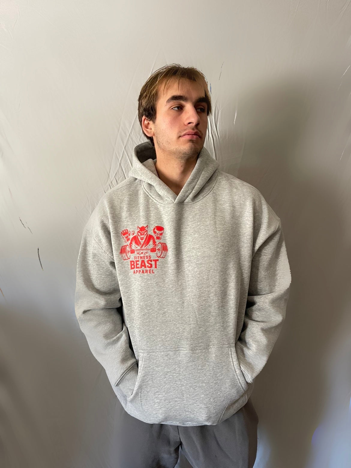 Muay Thai Reaper and Zombie Premium Hoodie