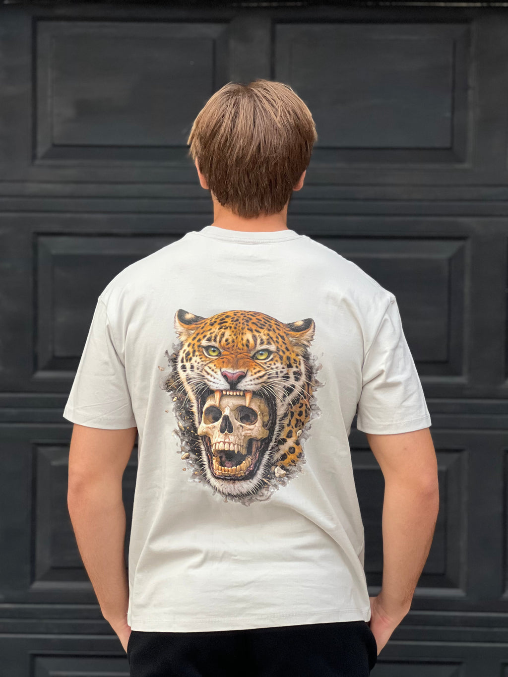 Mexico Skull and Jaguar Oversized T-Shirt