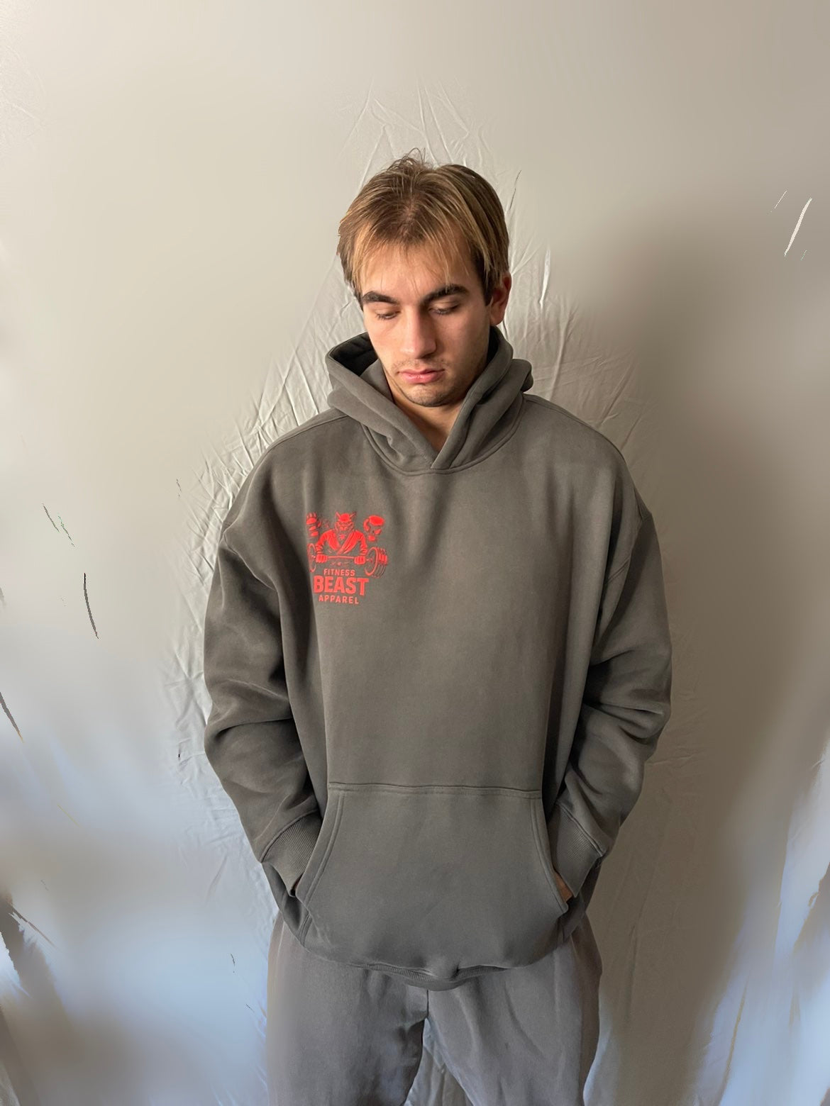 Reaper and Zombie Boxing  Premium Hoodie