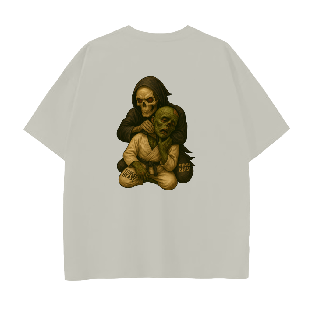 Drop Shoulder Cotton Jui jitsu T-Shirt