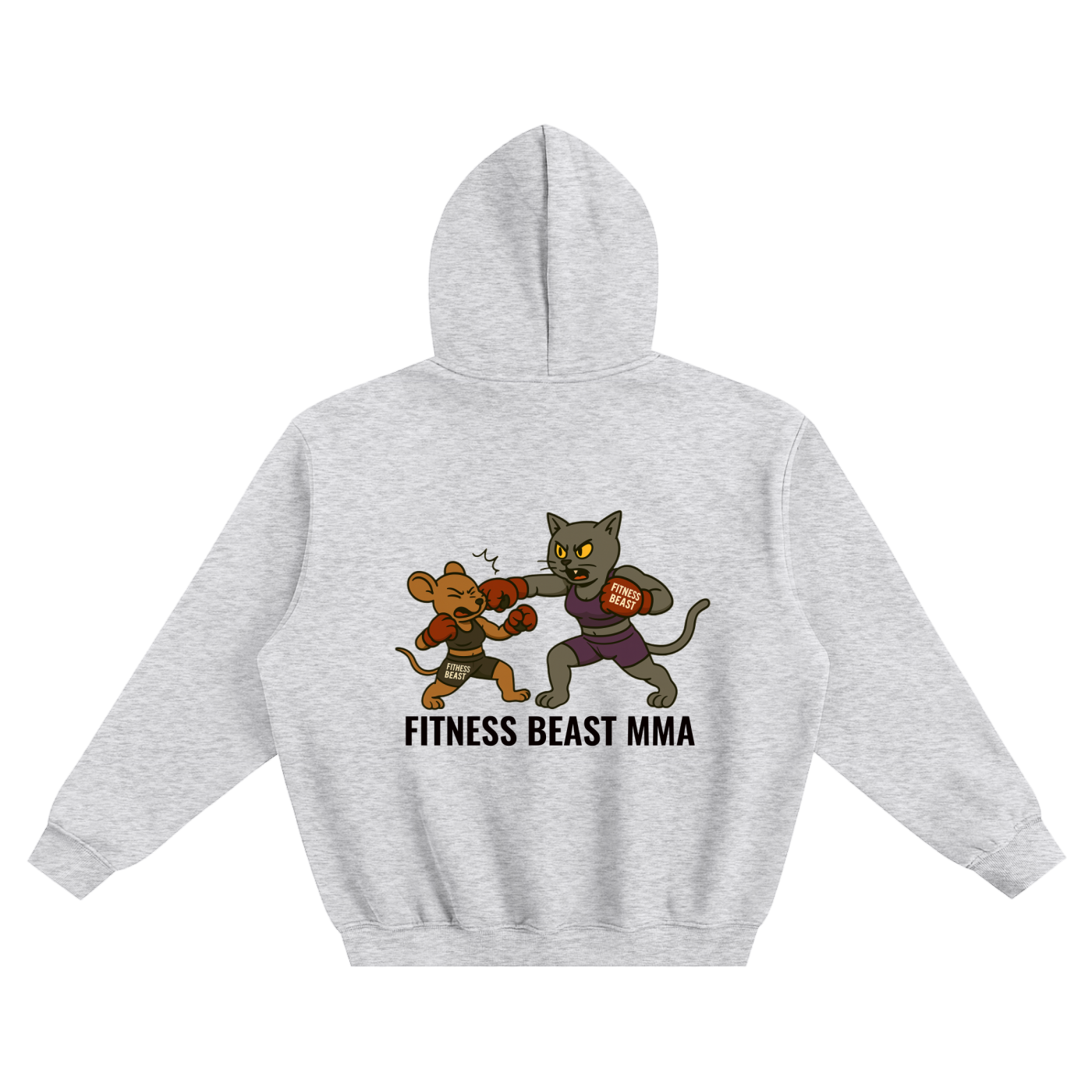 Womens Cat and Mouse  MMA Hoodie